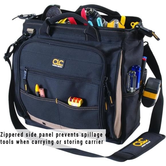 Custom Leathercraft1537 Multi-Compartment Tool Carrier, 30 Pocket, 13 In. - Picture 5 of 5